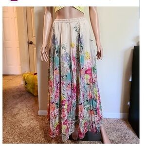 Lucky & coco M Floral Multicolor Women's Skirt